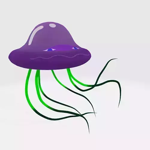 Jelly Fish 3D Model Ready to Print