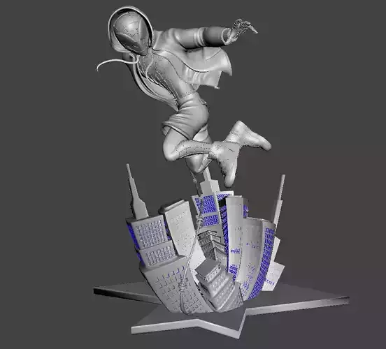 Miles Morales 3d model 