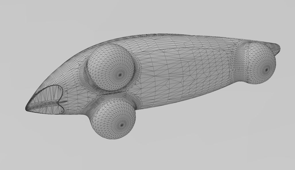 Miniature vehicle automotive speed sculpture N007 3D print model_13