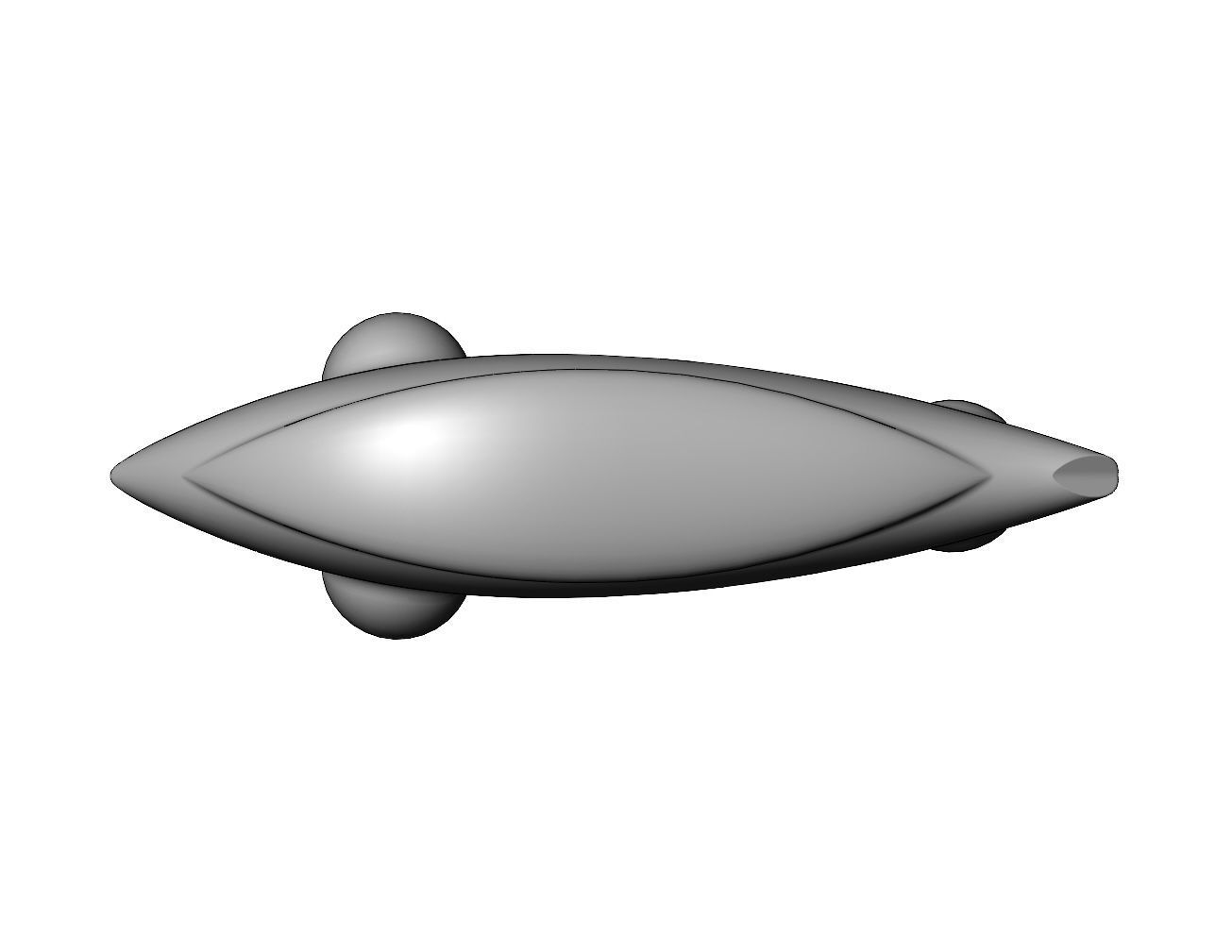 Miniature vehicle automotive speed sculpture N007 3D print model_5