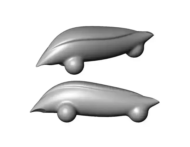 Miniature vehicle automotive speed sculpture N007