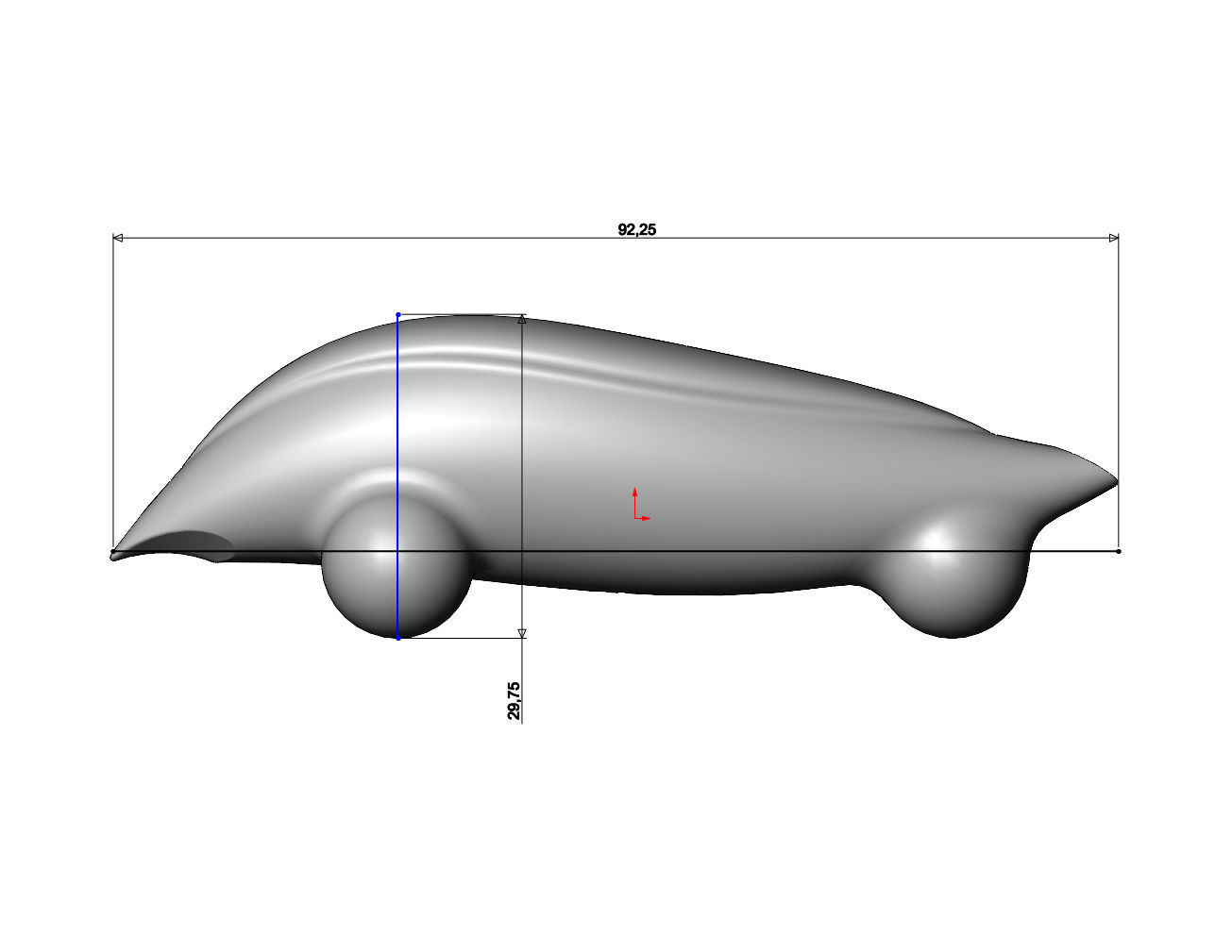 Miniature vehicle automotive speed sculpture N007 3D print model_7