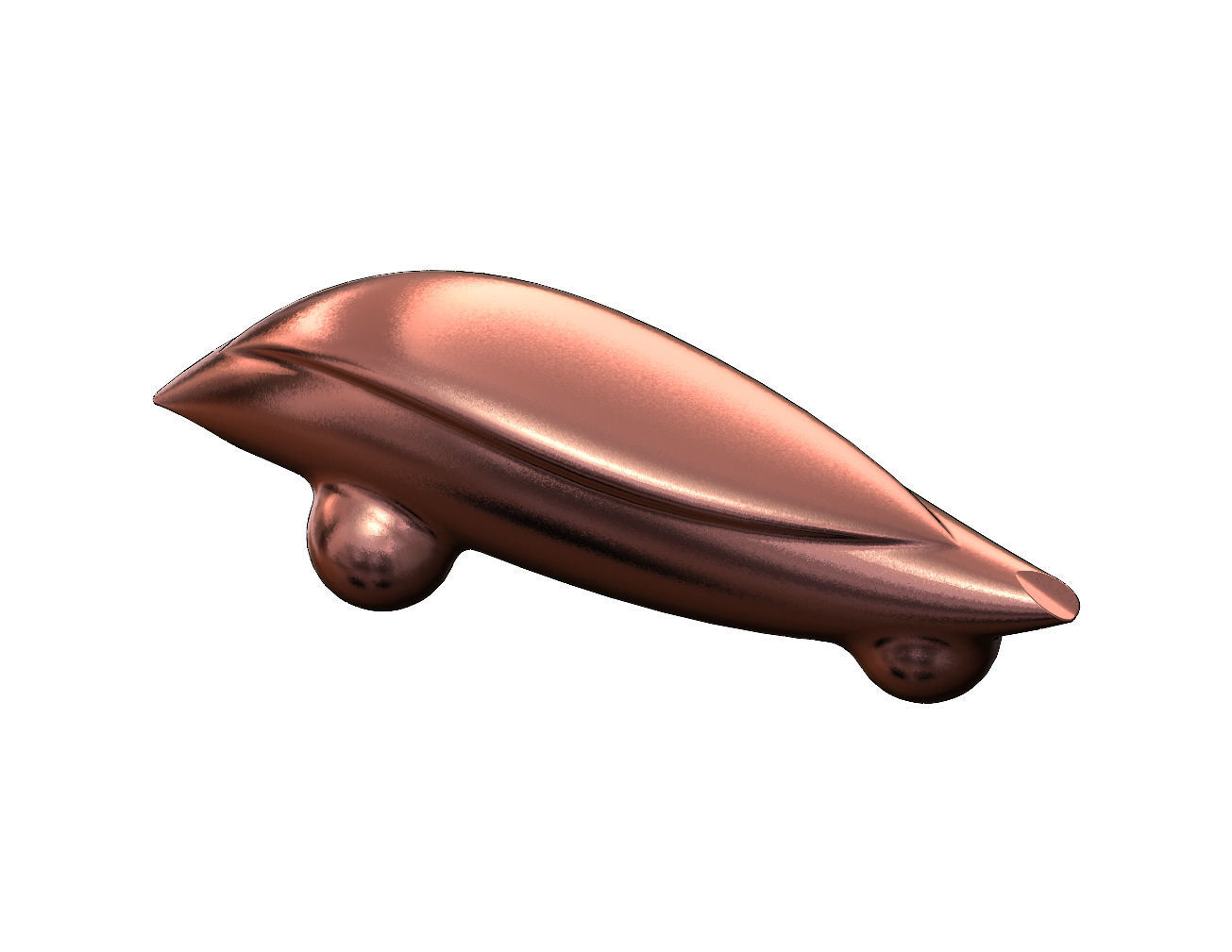 Miniature vehicle automotive speed sculpture N007 3D print model_11