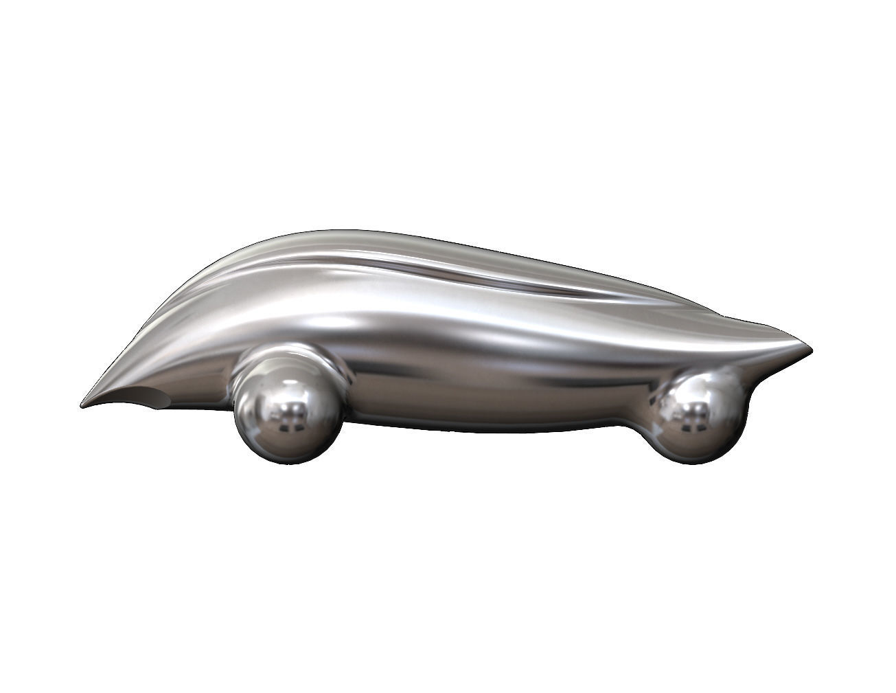 Miniature vehicle automotive speed sculpture N007 3D print model_15