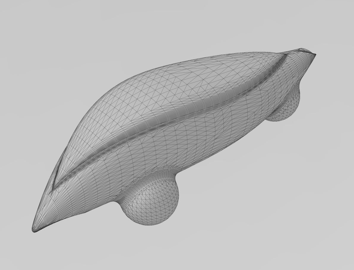 Miniature vehicle automotive speed sculpture N007 3D print model_12