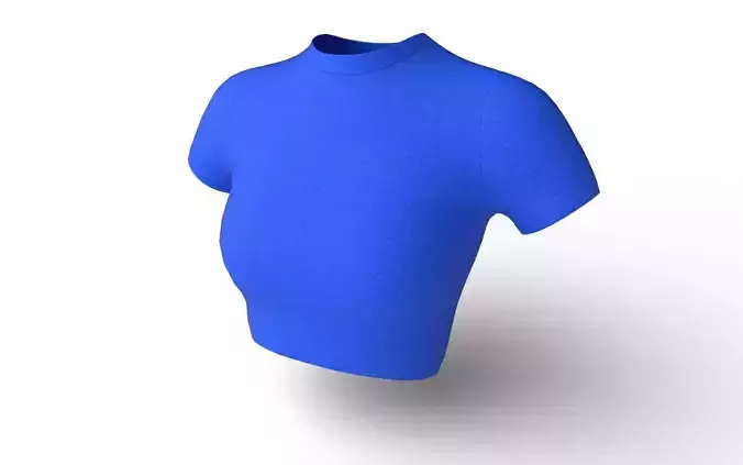 Female Top M01 Low-poly 3D model Female Top M01 Low-poly 3D model