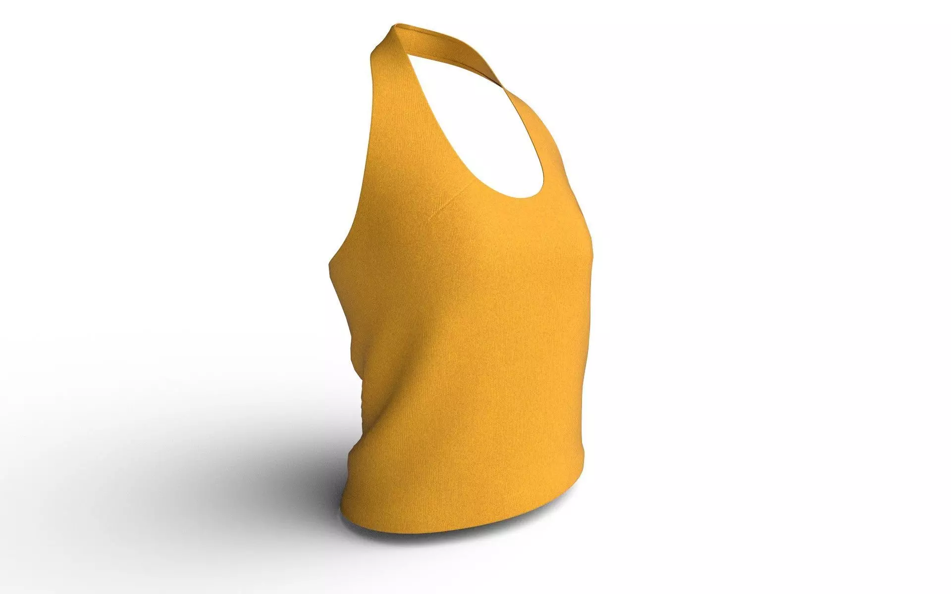 Female Top M02 Low-poly 3D model_0