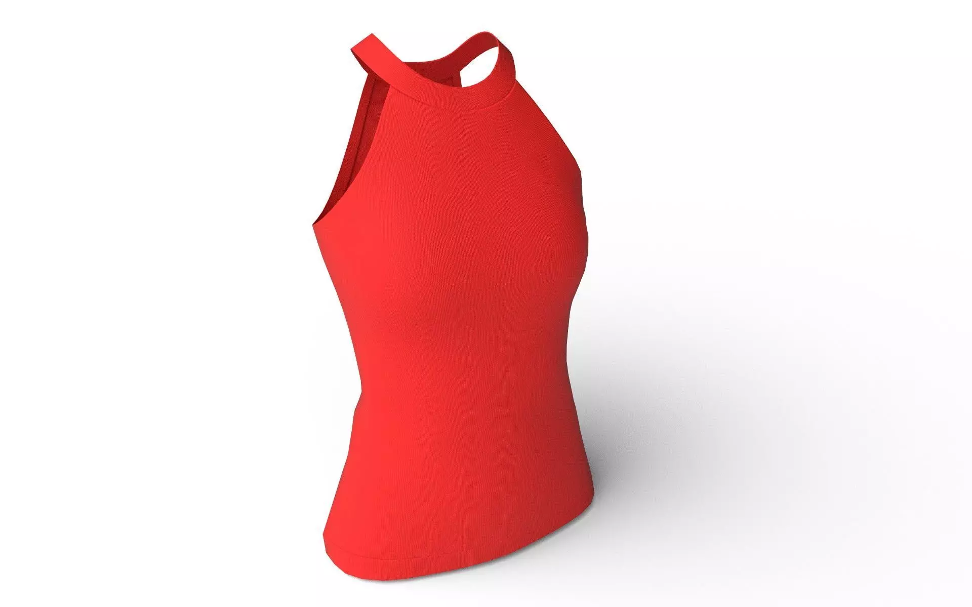 Female Top M03 Low-poly 3D model_0