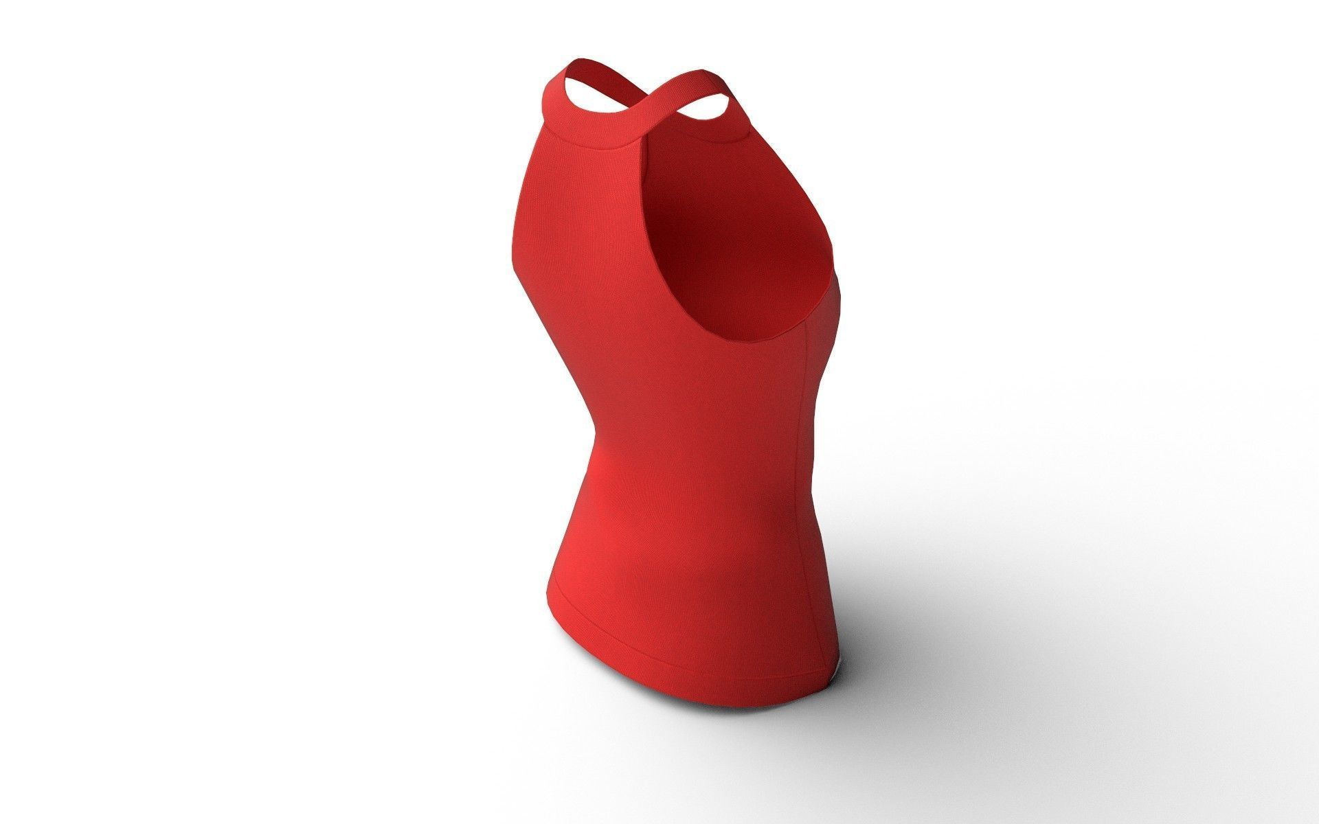 Female Top M03 Low-poly 3D model_6