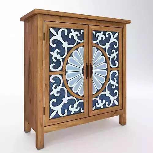 wood decorative display cabinet