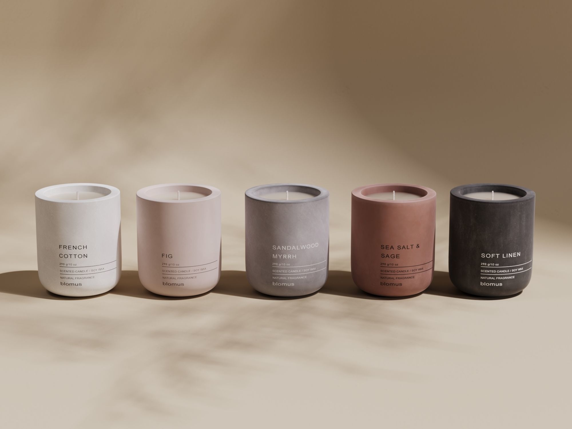 Concrete Candles 3D model_2