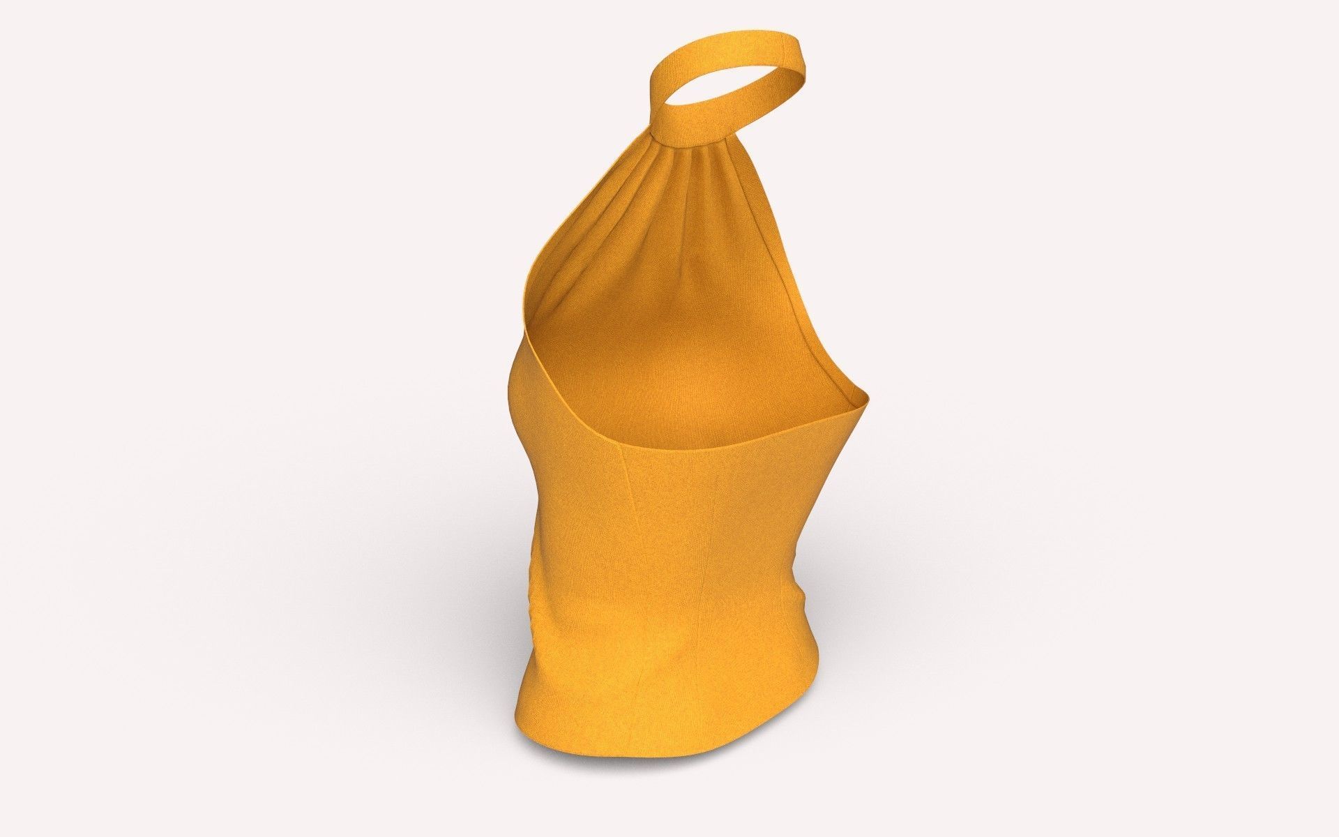 Female Top M05 Low-poly 3D model_4