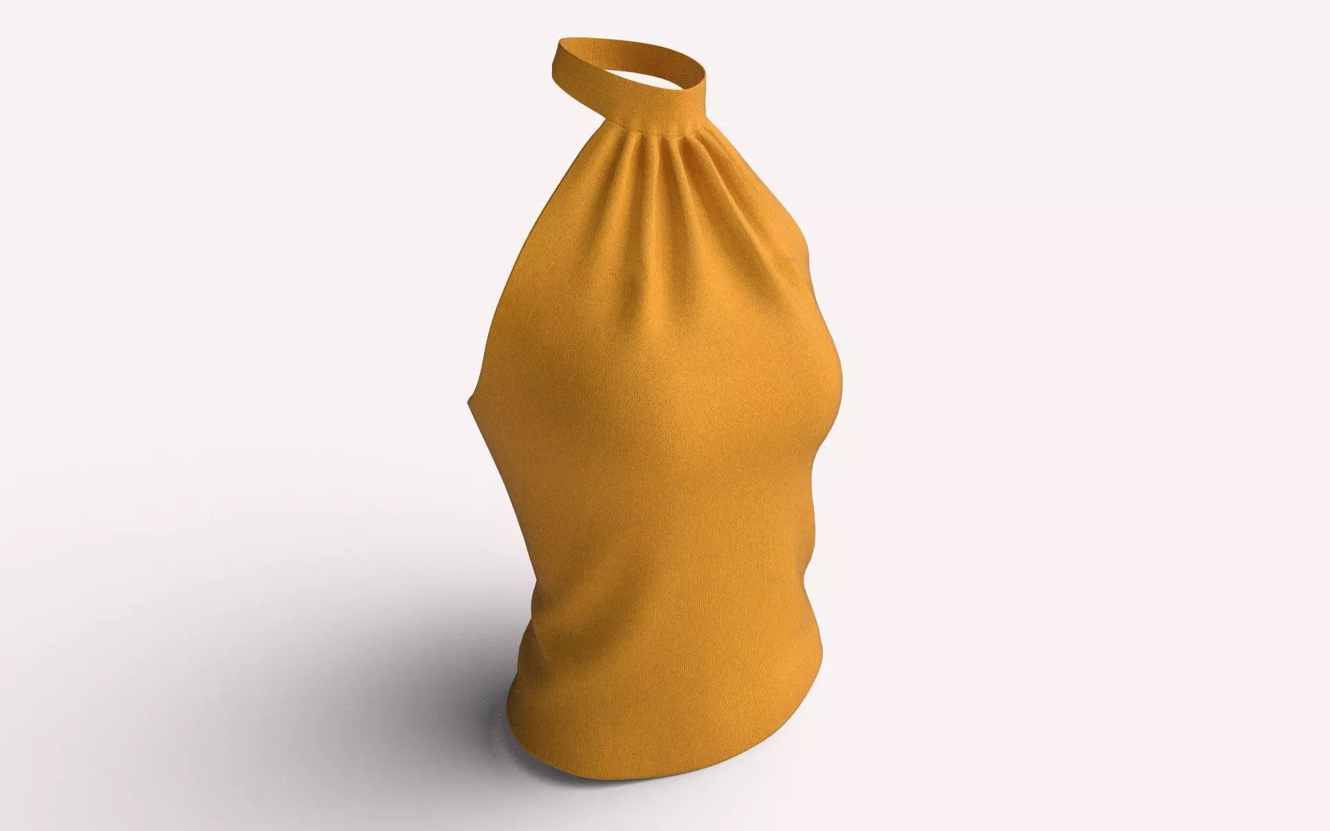 Female Top M05 Low-poly 3D model_0