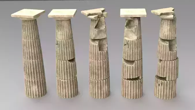 Doric Column Set