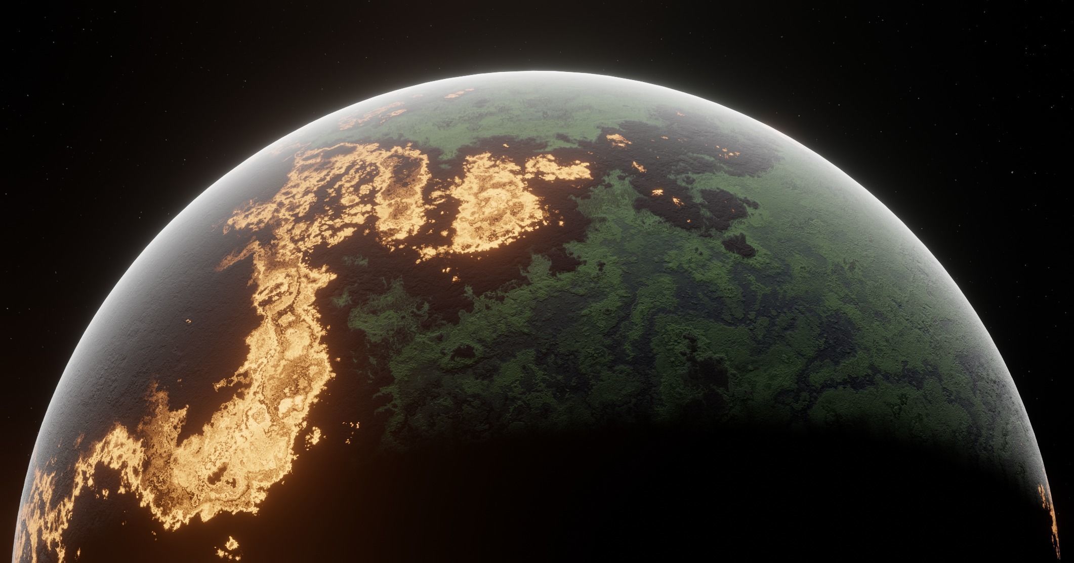 Planet Space Ready to game Low-poly 3D model_11