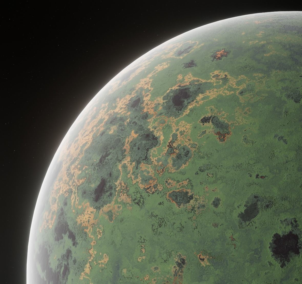 Planet Space Ready to game Low-poly 3D model_13