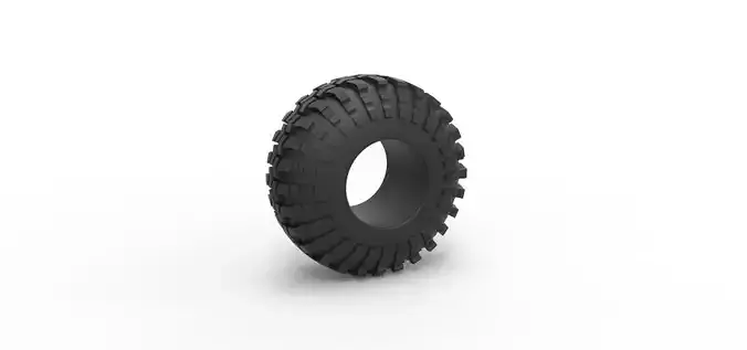 Offroad tire 95 Scale 1 to 25