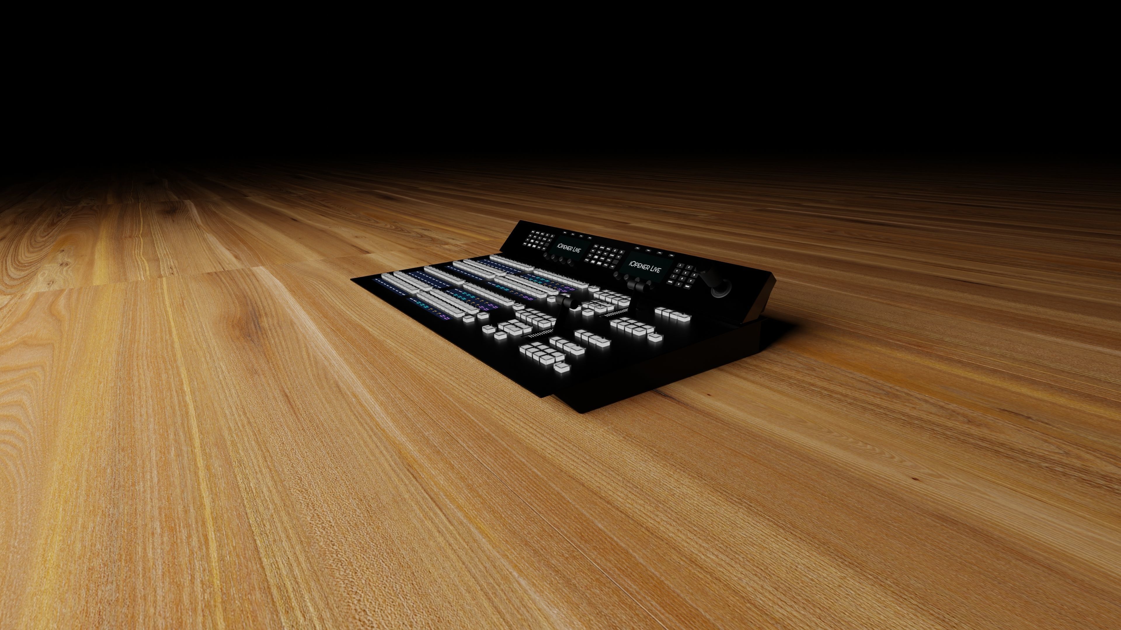 Blackmagic ATEM 2 ME Advanced Panel 20 Free 3D model_4