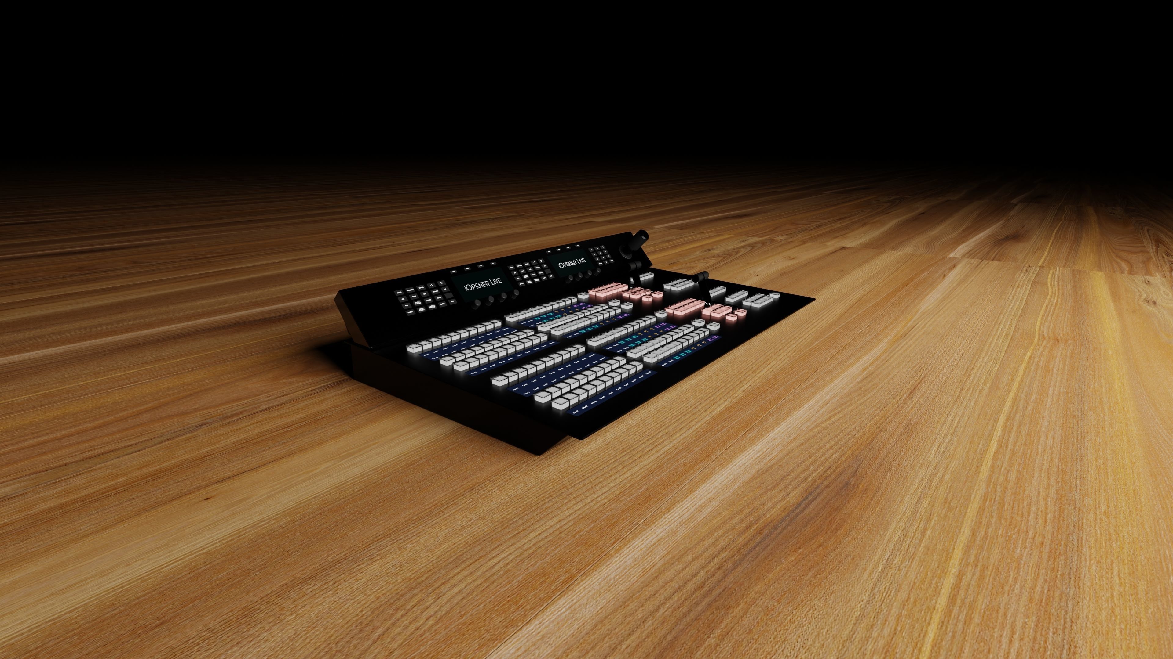 Blackmagic ATEM 2 ME Advanced Panel 20 Free 3D model_7