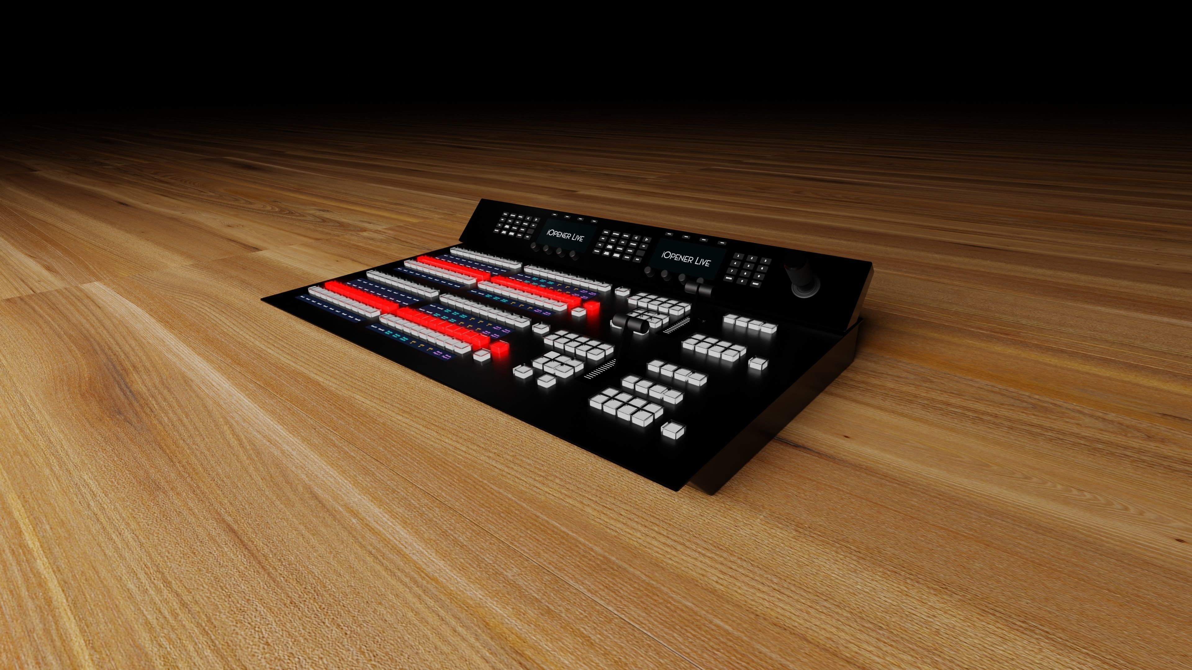 Blackmagic ATEM 2 ME Advanced Panel 20 Free 3D model_6