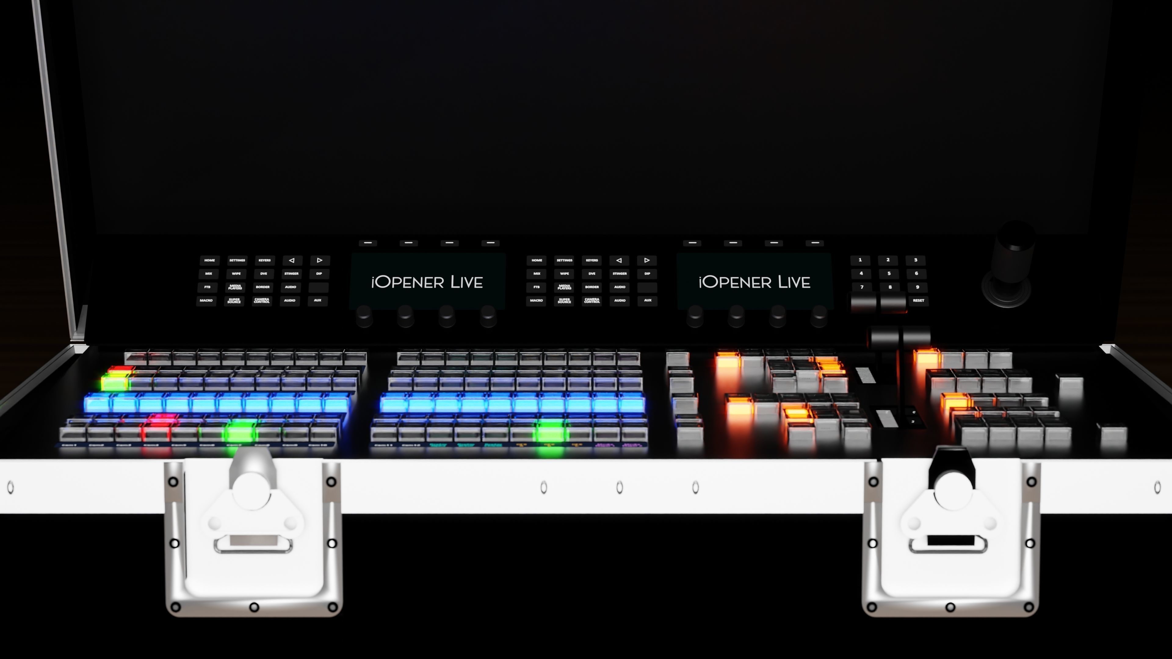 Blackmagic ATEM 2 ME Advanced Panel 20 Free 3D model_1