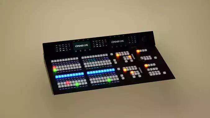 Blackmagic ATEM 2 ME  Advanced Panel 20 Free 3D model