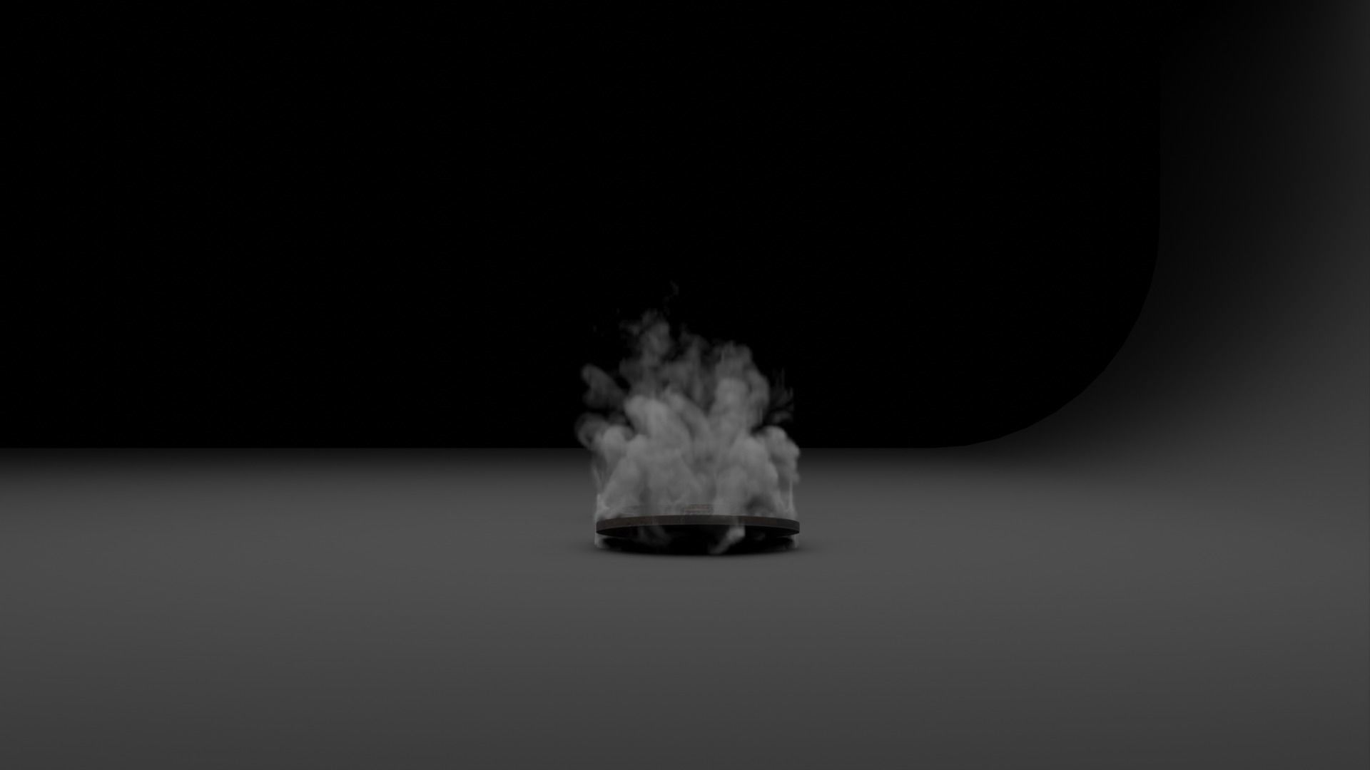 Steam from the manhole vdb 3D model_5