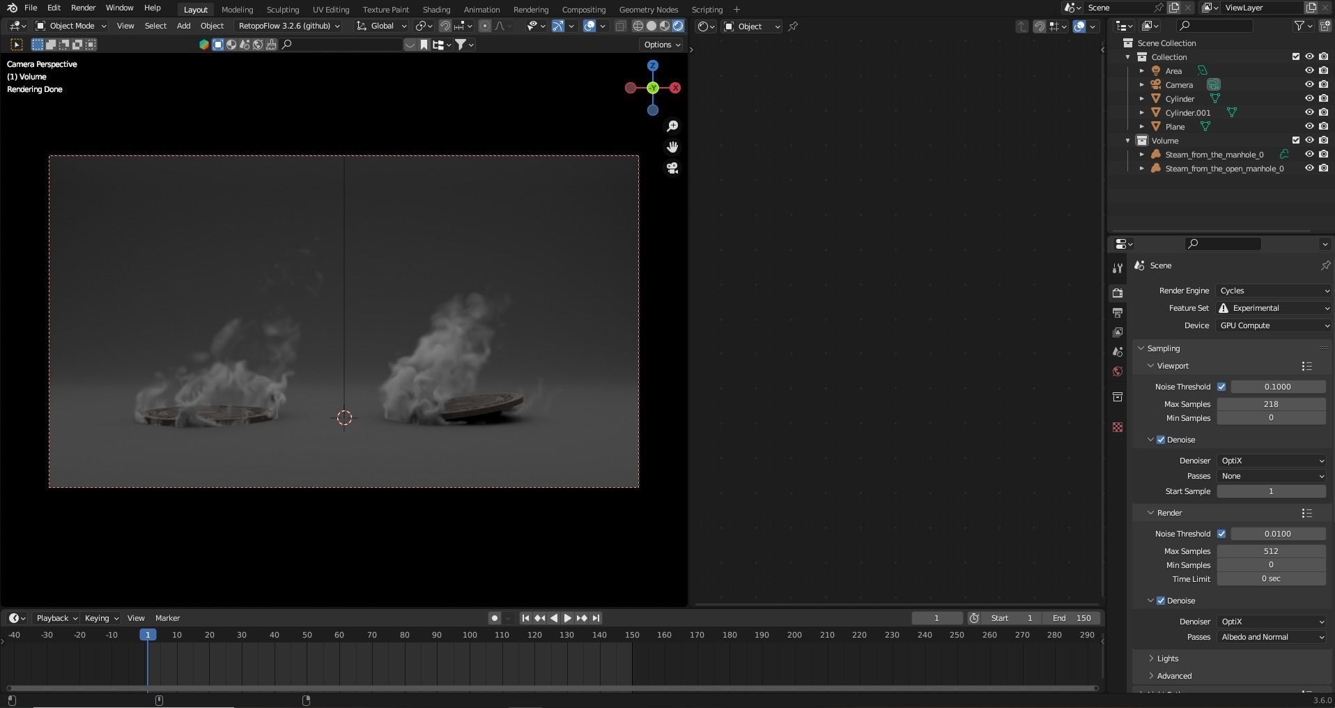 Steam from the manhole vdb 3D model_8