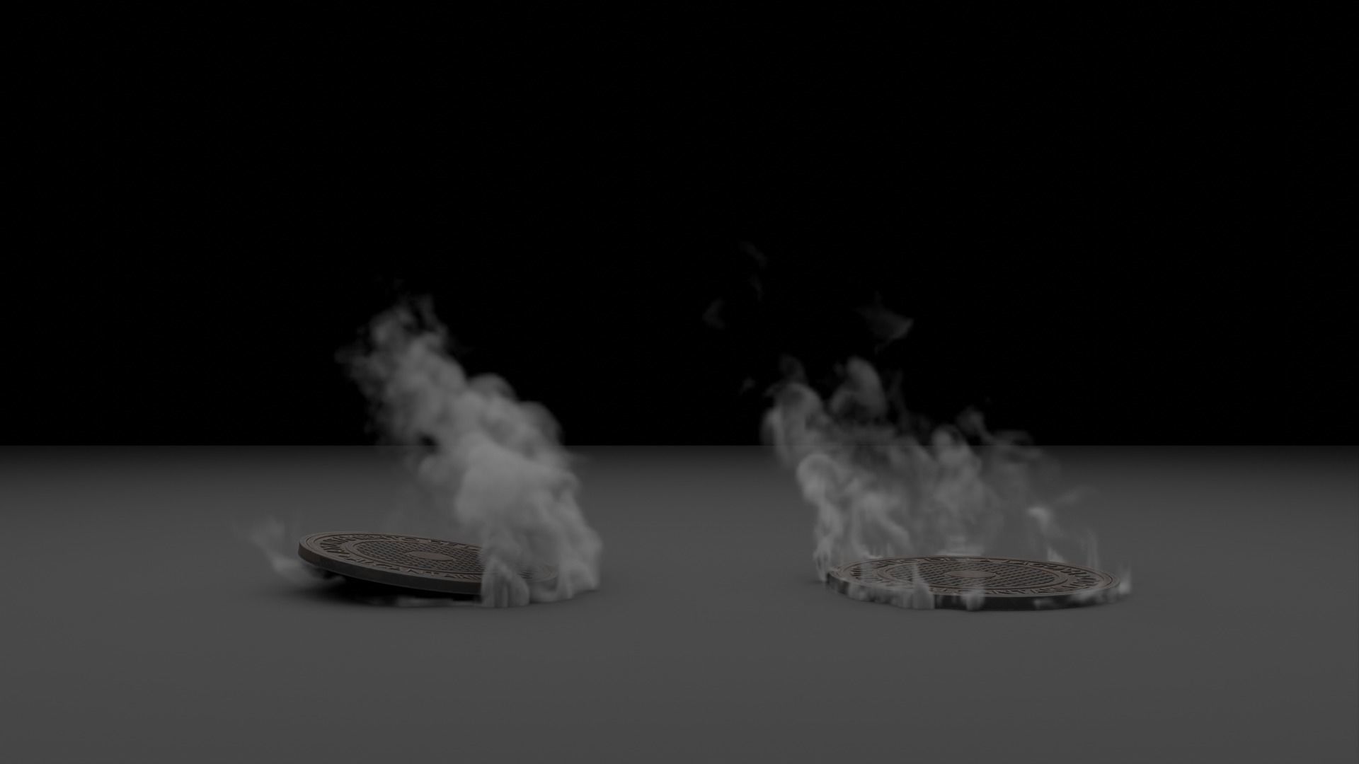 Steam from the manhole vdb 3D model_4