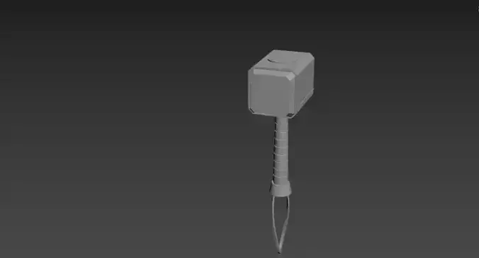 Thor Hammer 3D model