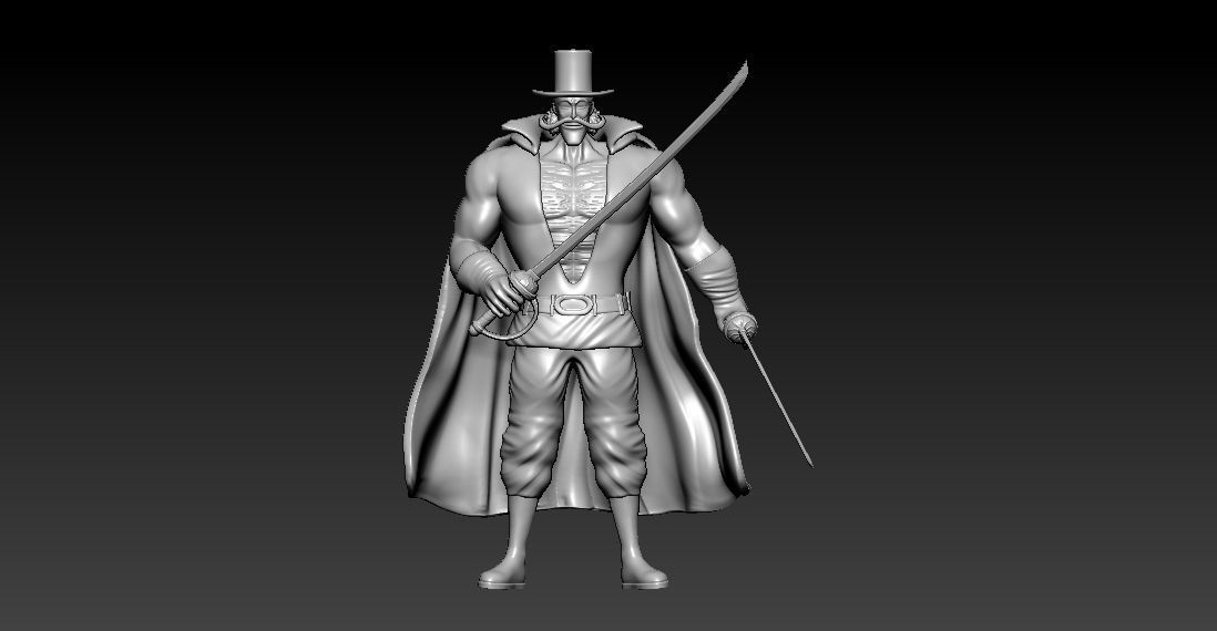 VISTA - WHITEBEARD PIRATES - ONE PIECE - 3D MODEL 3D print model_3