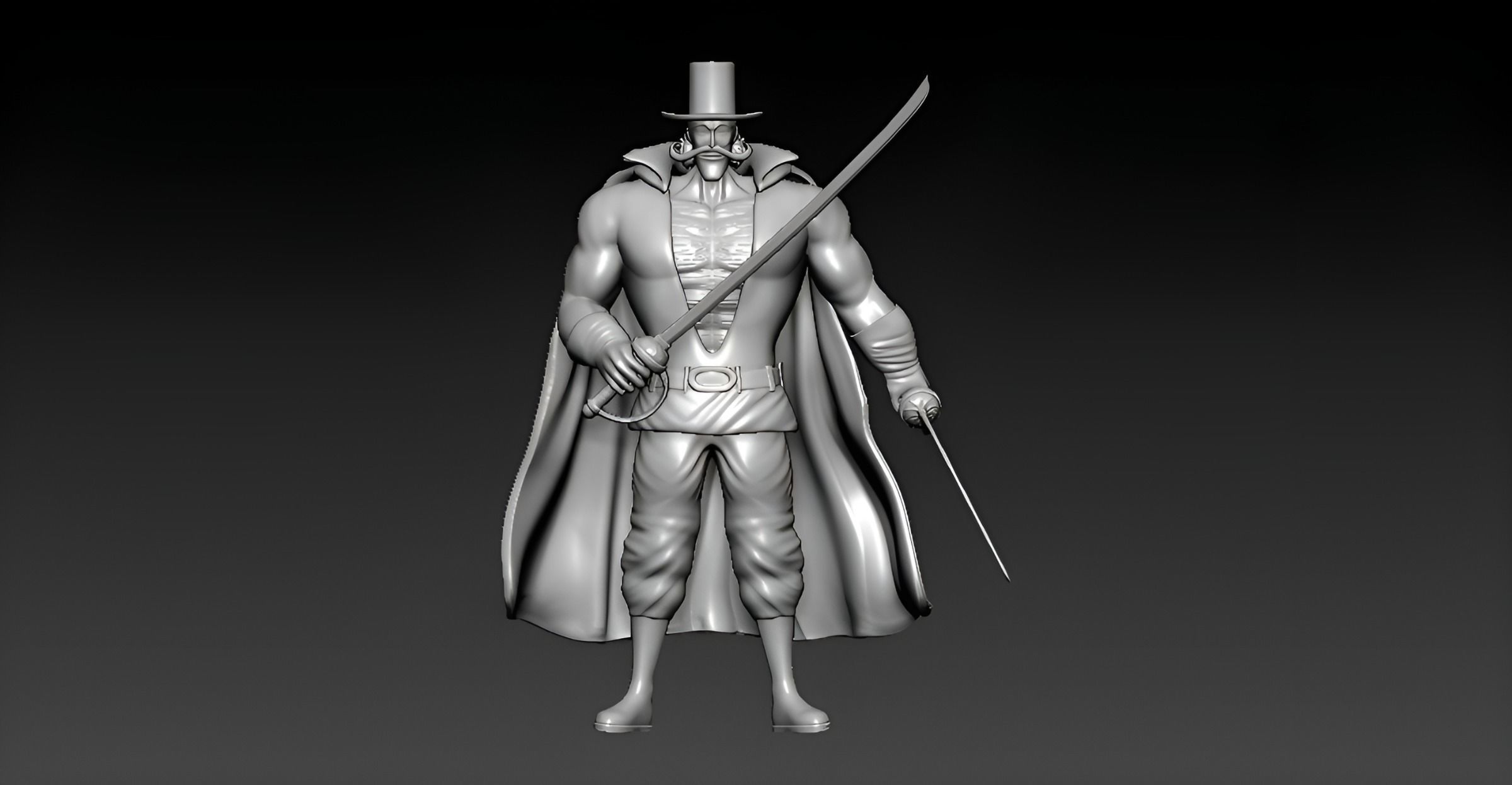 VISTA - WHITEBEARD PIRATES - ONE PIECE - 3D MODEL 3D print model_1