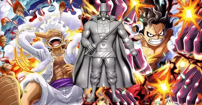 VISTA - WHITEBEARD PIRATES - ONE PIECE - 3D MODEL 3D print model