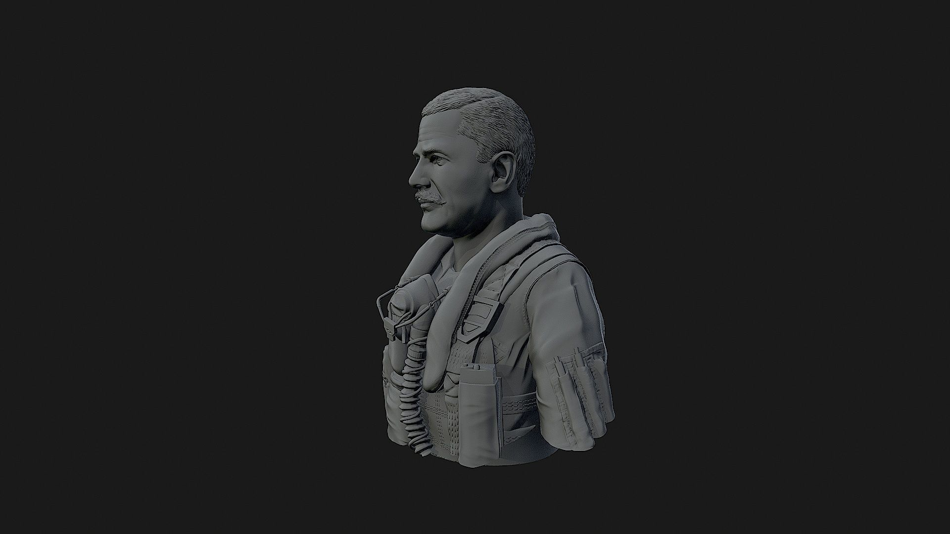 Colonel Robin Olds 3D print model_20
