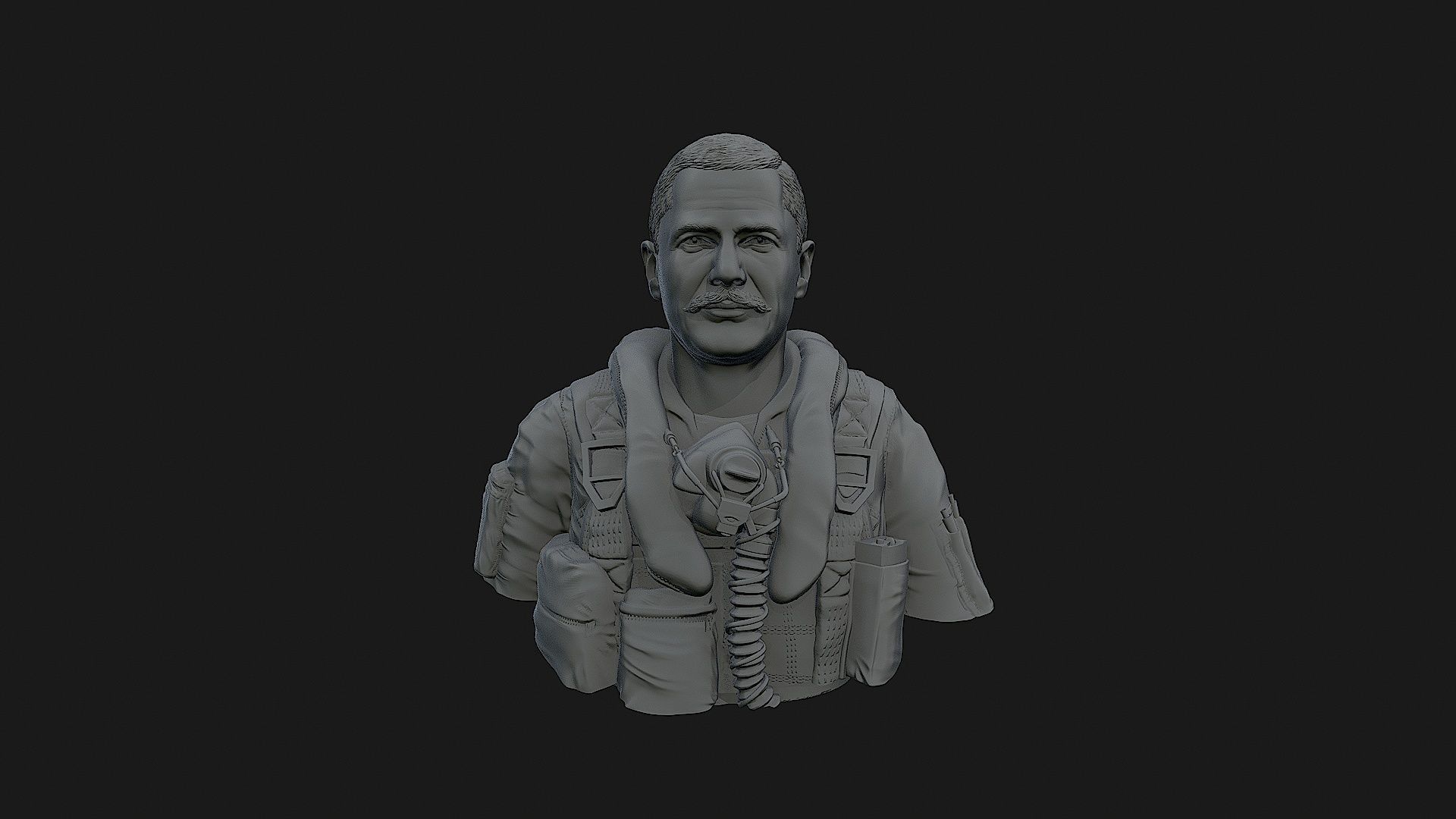 Colonel Robin Olds 3D print model_18