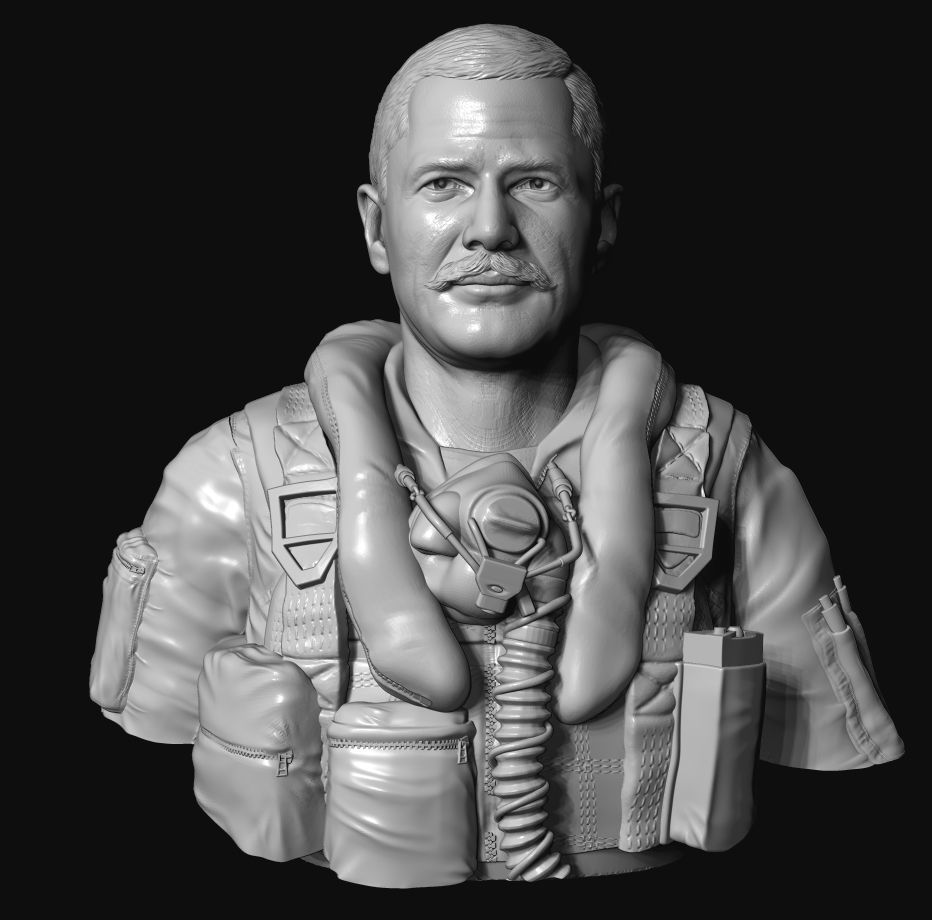 Colonel Robin Olds 3D print model_15