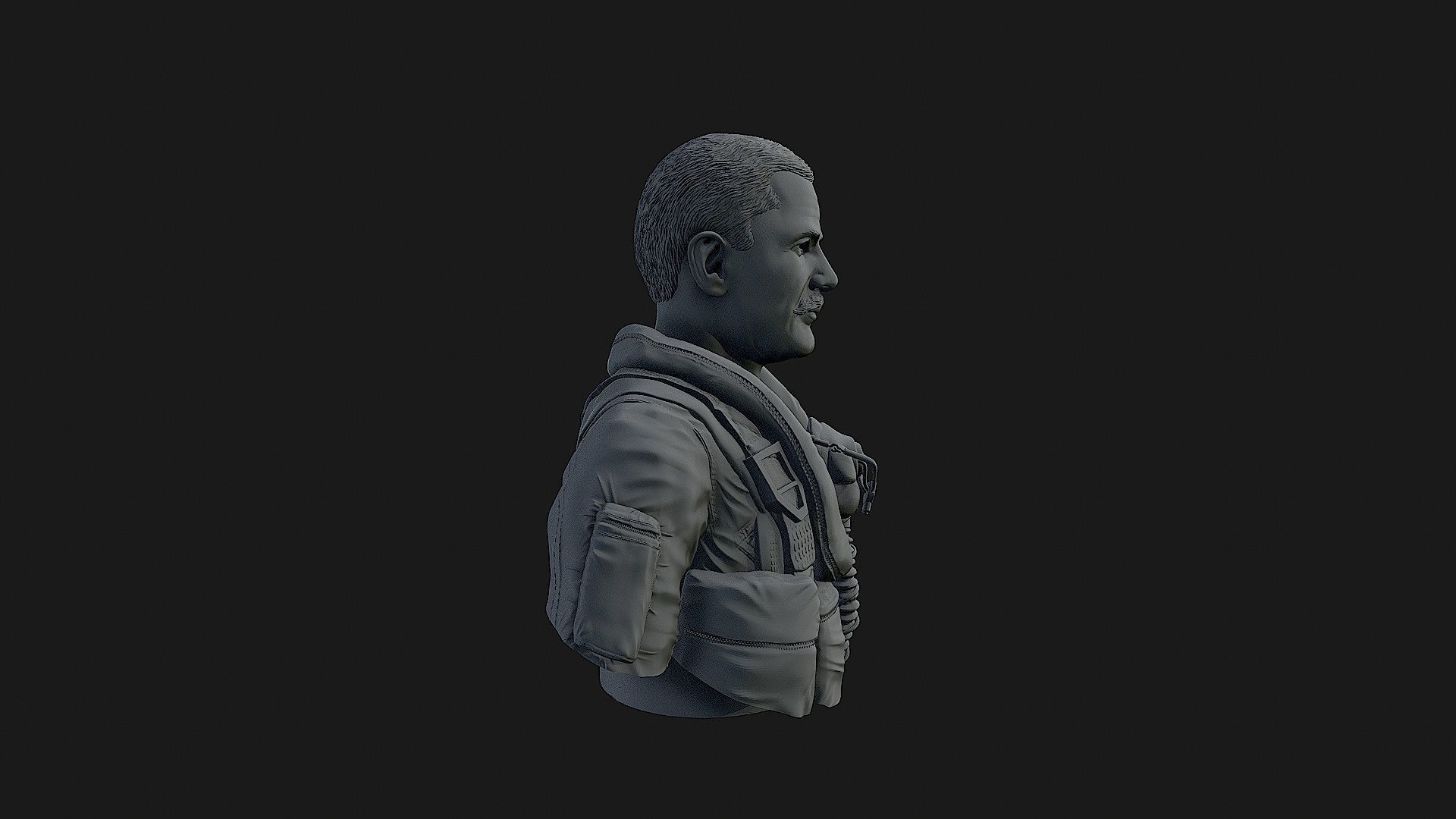 Colonel Robin Olds 3D print model_27