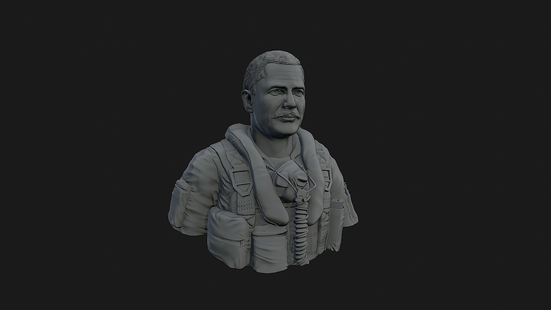 Colonel Robin Olds 3D print model_29