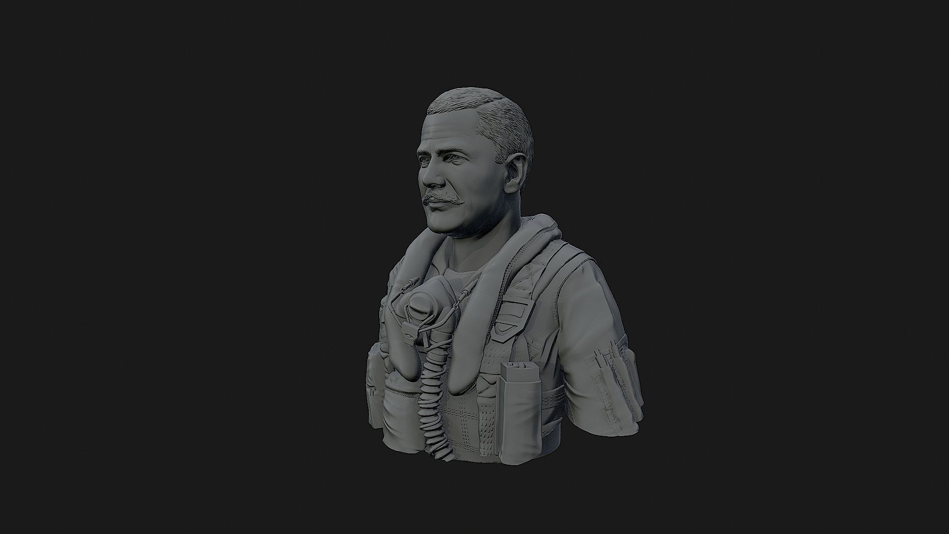 Colonel Robin Olds 3D print model_19