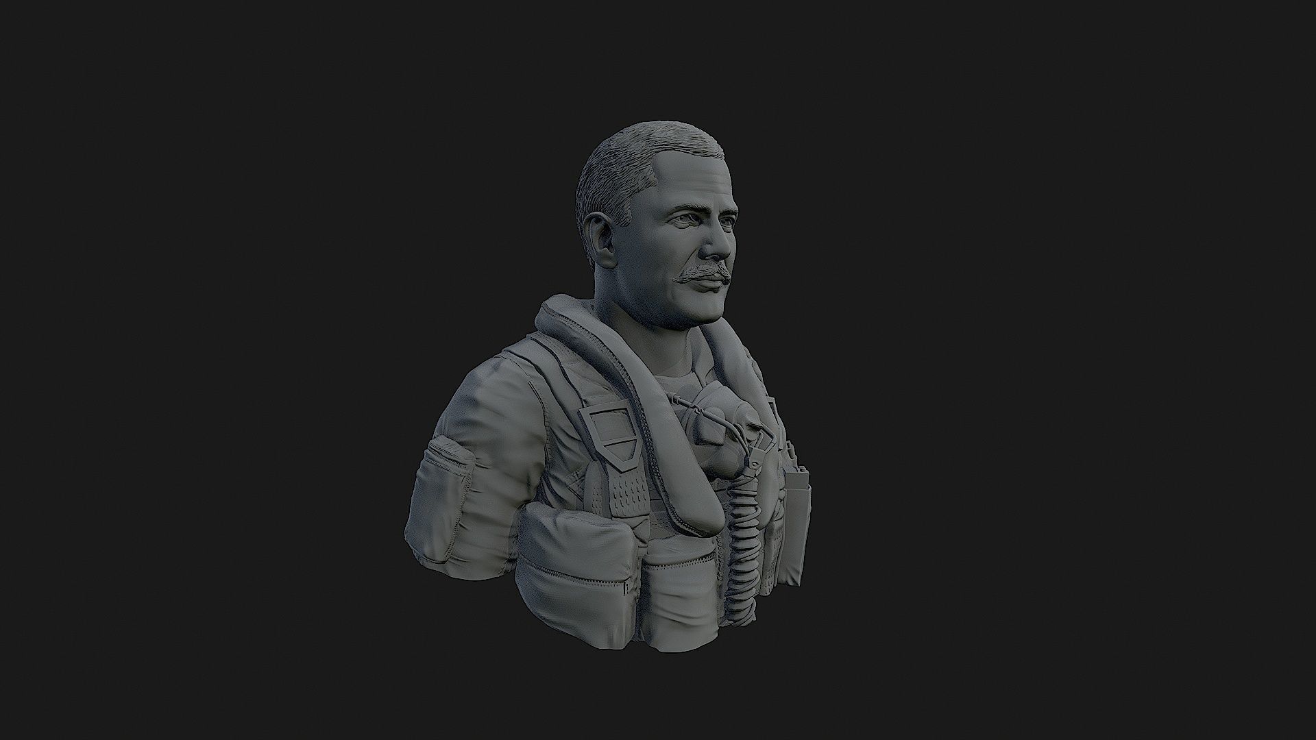 Colonel Robin Olds 3D print model_28