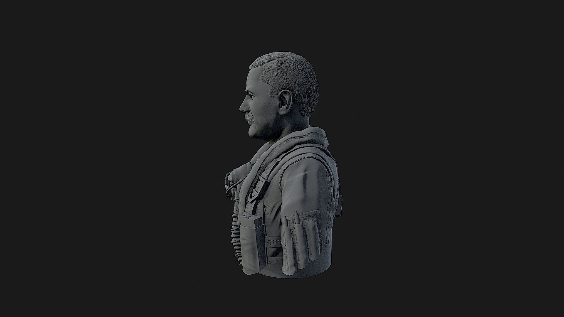 Colonel Robin Olds 3D print model_21