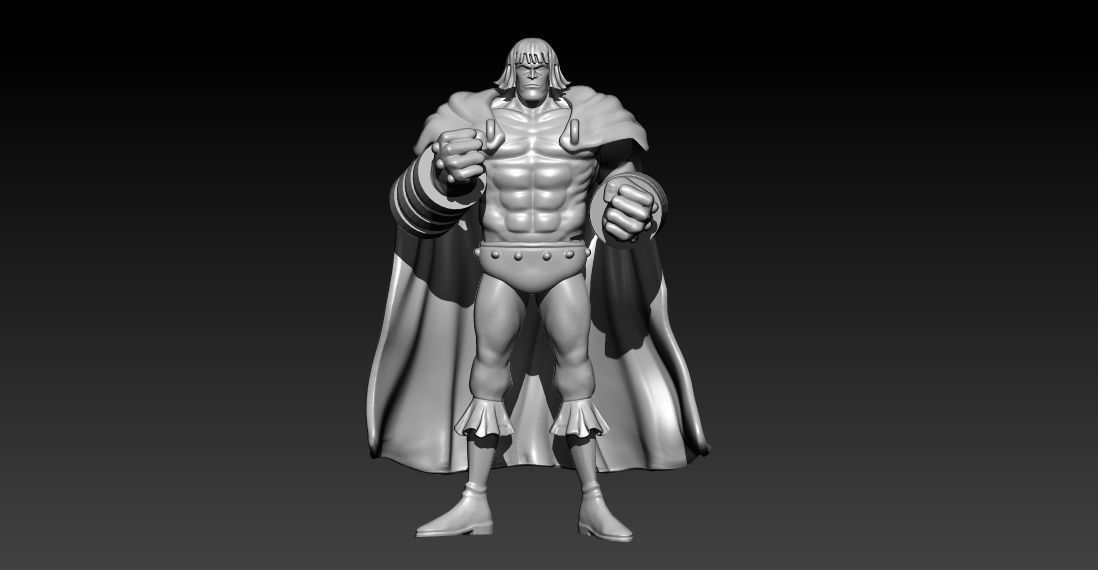 KINGDEW - WHITEBEARD PIRATES - ONE PIECE - 3D MODEL 3D print model_2