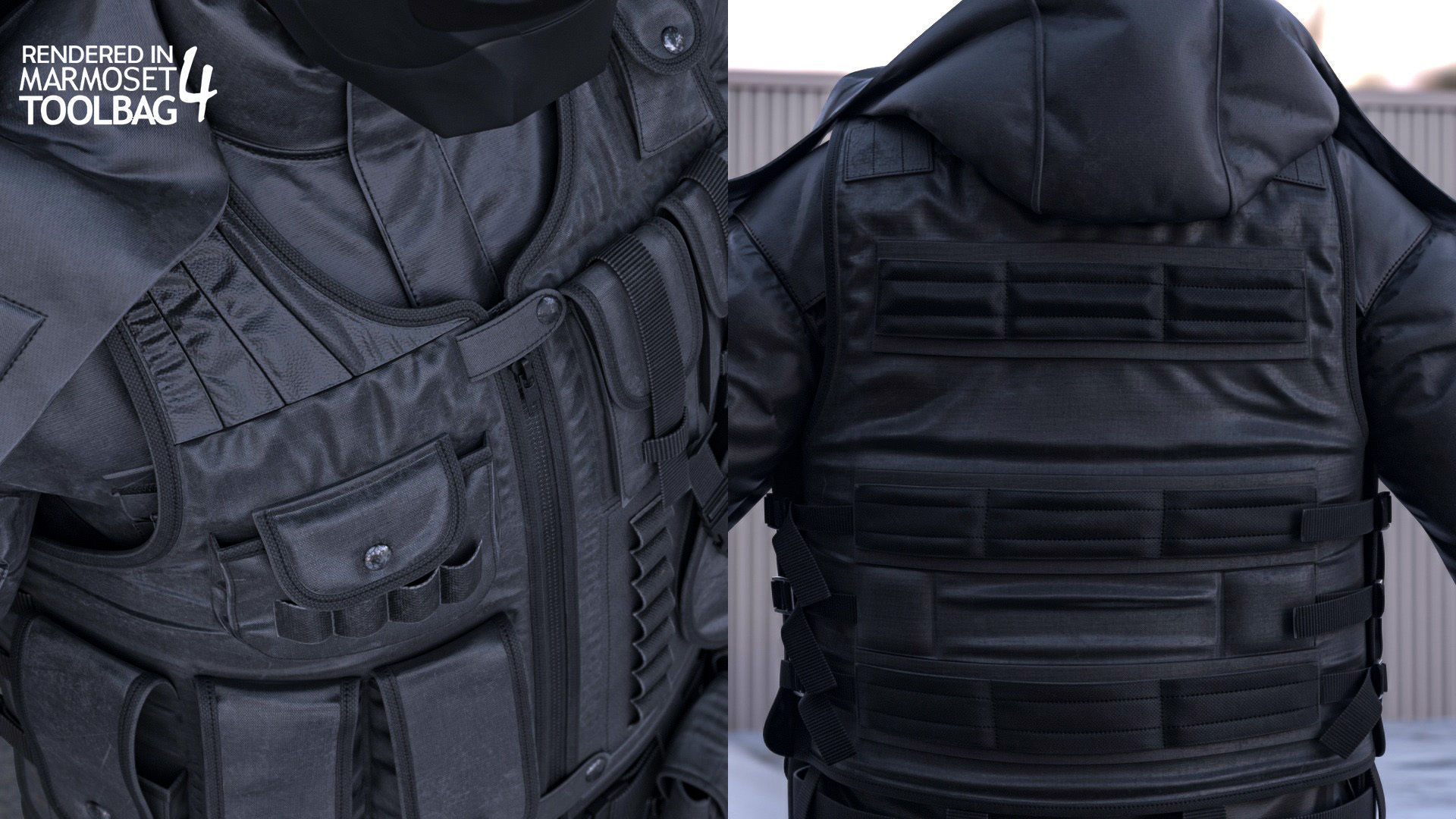 Mens and Womens Military Uniform 5 3D Model Collection_25