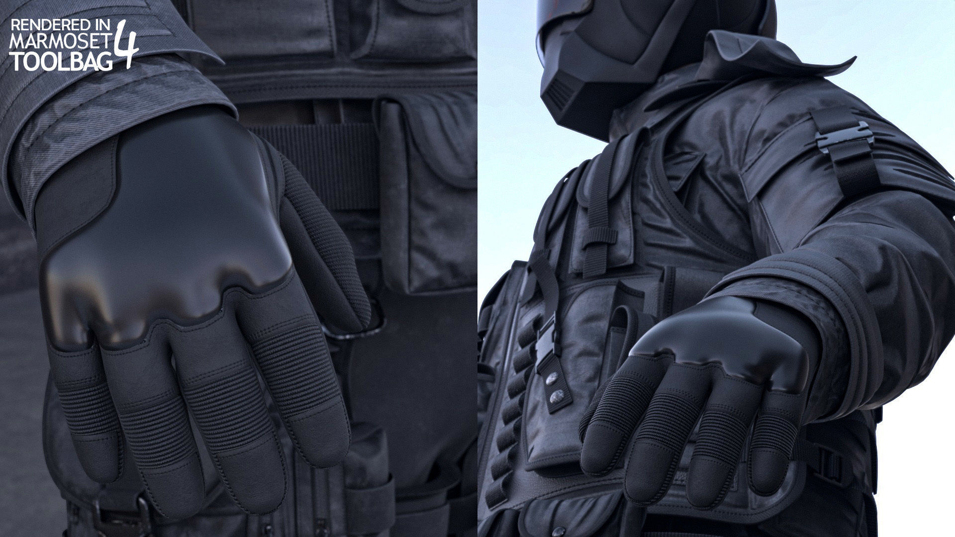 Mens and Womens Military Uniform 5 3D Model Collection_20