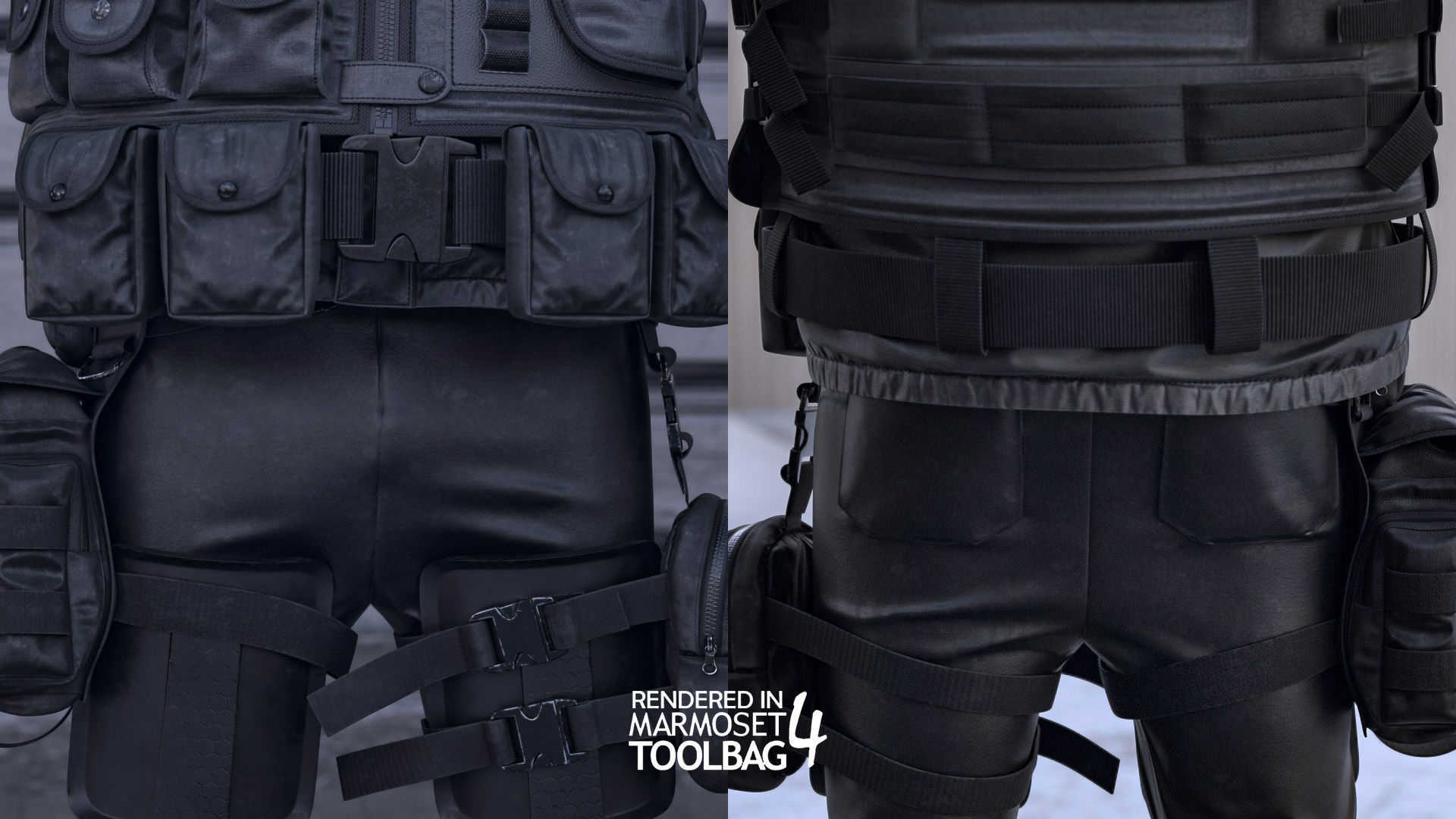 Mens and Womens Military Uniform 5 3D Model Collection_21