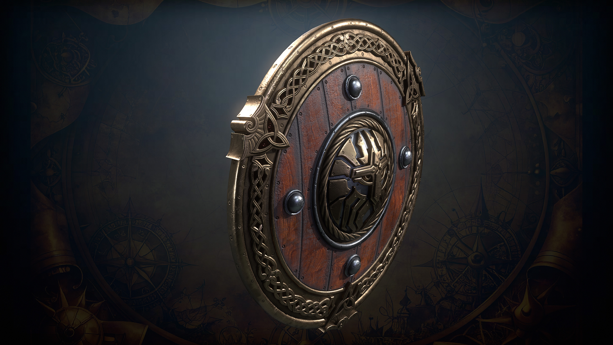 Medieval Weapons Low-poly 3D model_15