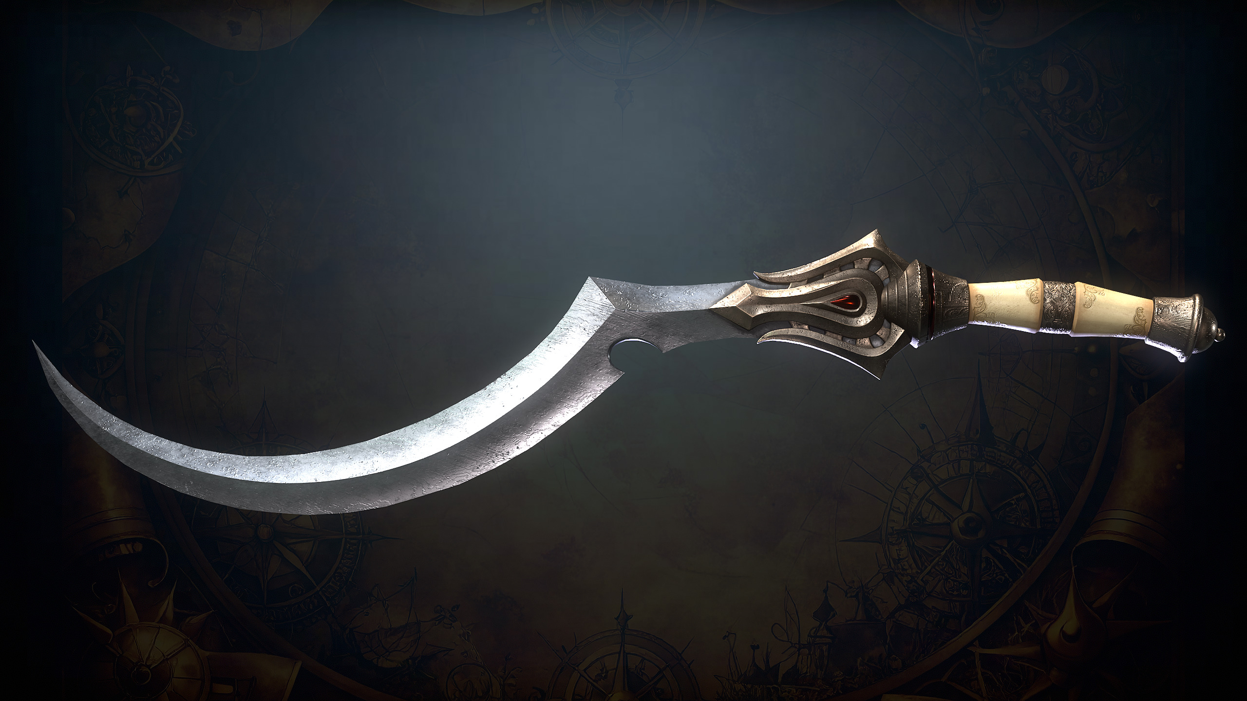 Medieval Weapons Low-poly 3D model_69