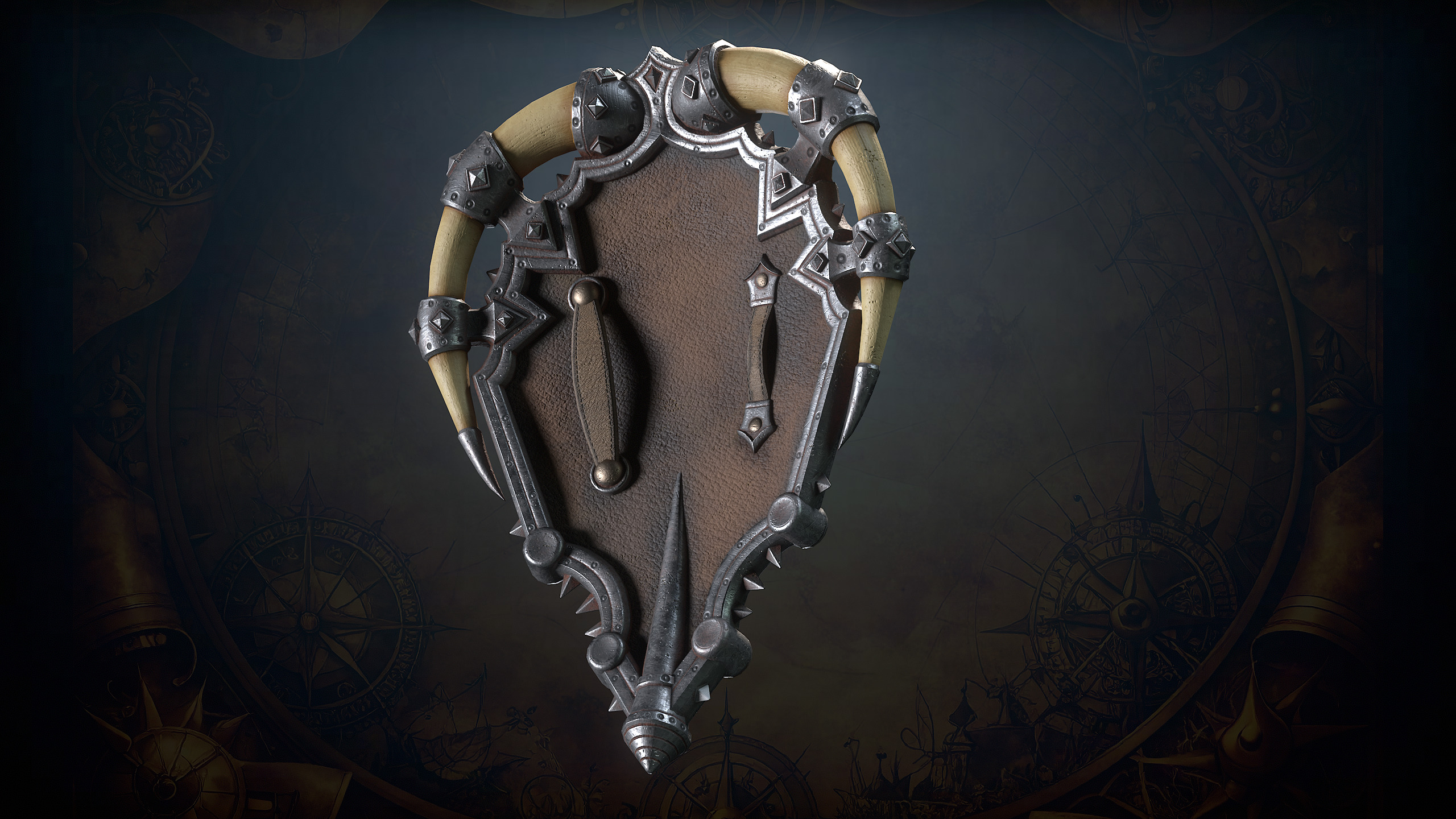 Medieval Weapons Low-poly 3D model_35