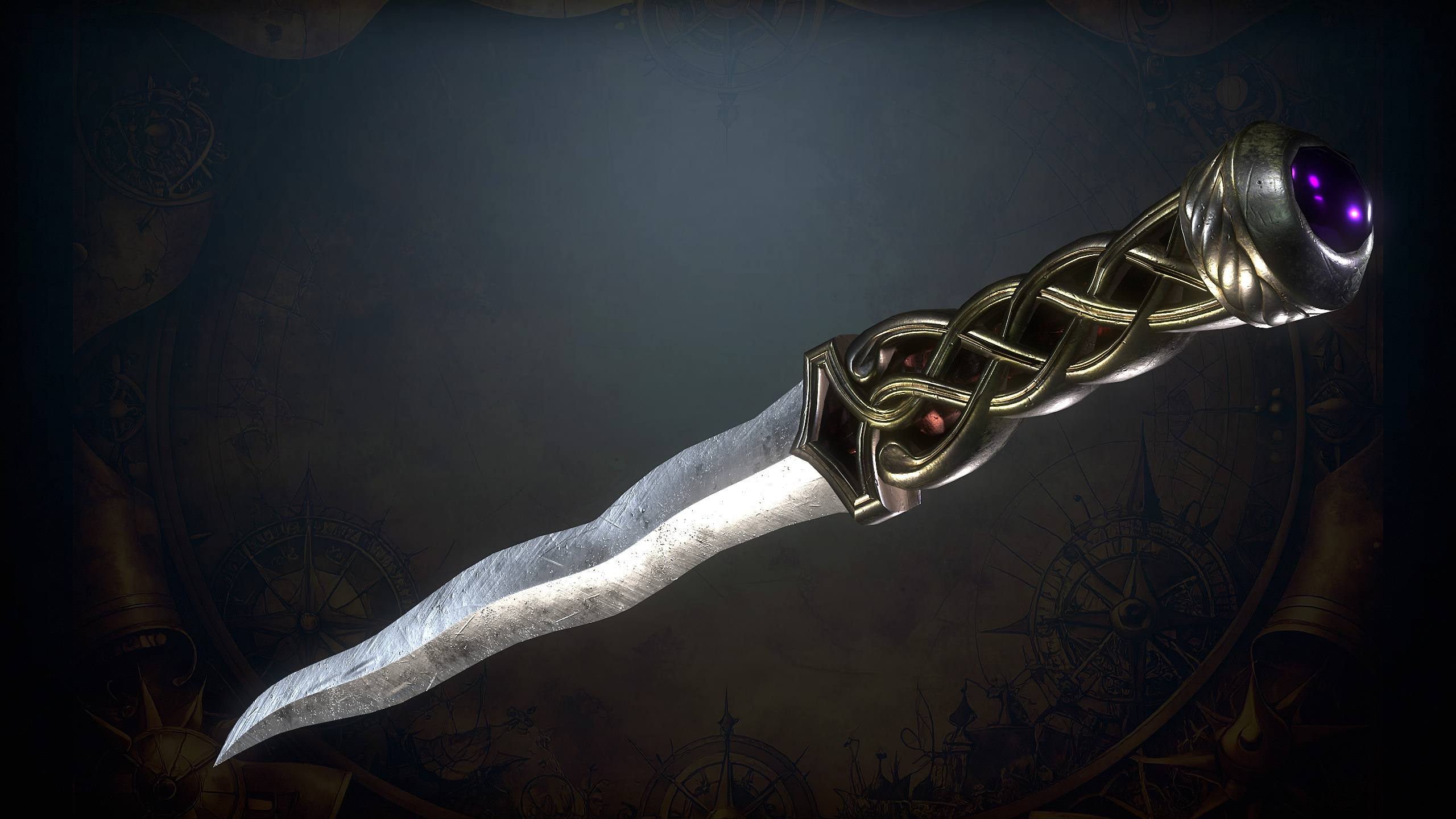 Medieval Weapons Low-poly 3D model_40