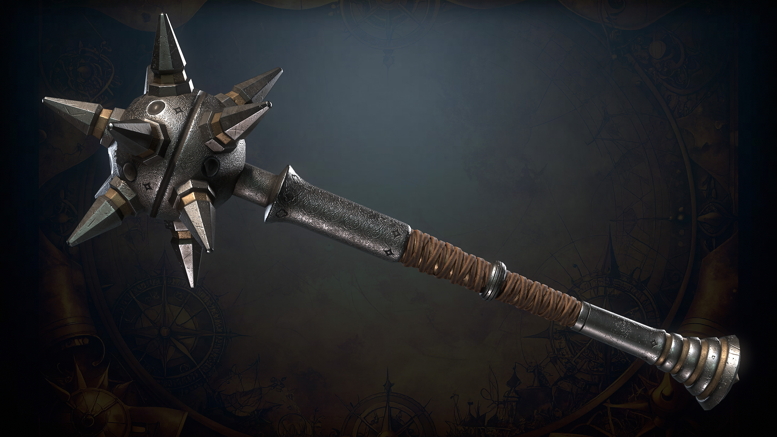 Medieval Weapons Low-poly 3D model_28
